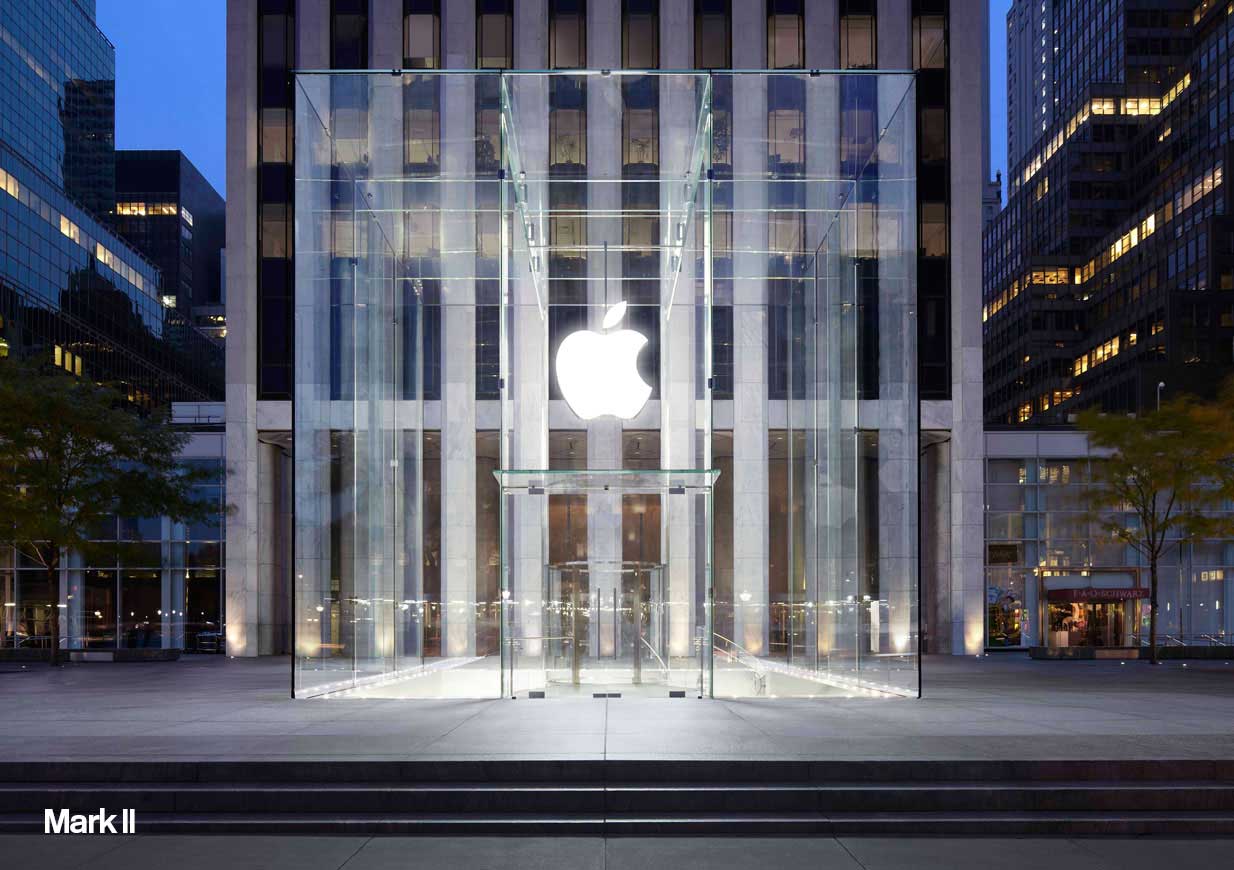 Apple Cube 5th Avenue in New York: all-glass design - seele