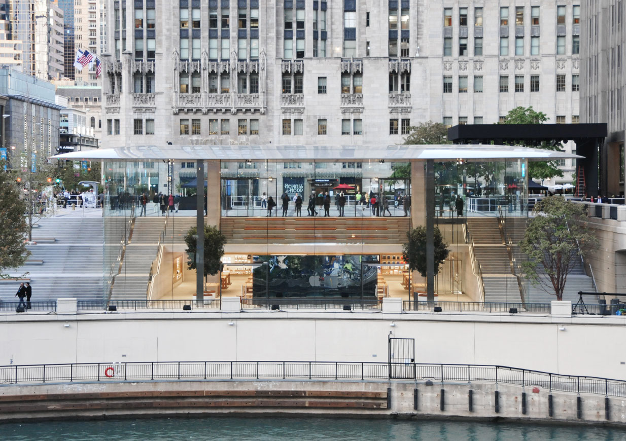 Apple Michigan Avenue, Buildings of Chicago